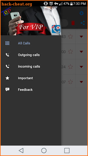 Call Recorder PRO - Whit Show contact name screenshot