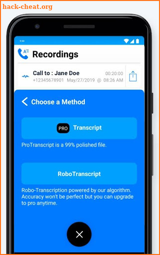 Call Recording by NoNotes screenshot