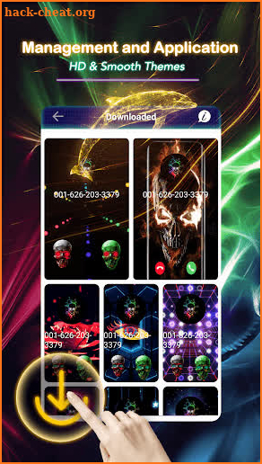 Call Screen Changer - Color Flash Theme screenshot