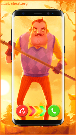 Call Screen Hello Neighbor - Color Phone Flash screenshot