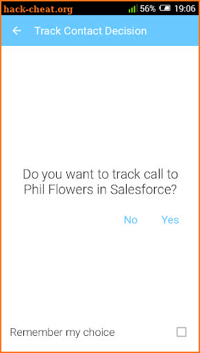 Call Tracker for Salesforce screenshot