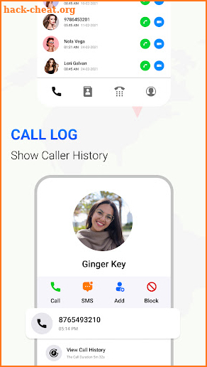 Caller Name Address Location screenshot