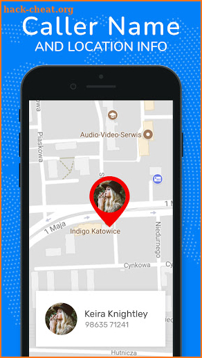 Caller name and Location info screenshot