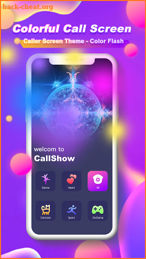 Caller Screen Theme - Color Flash screenshot