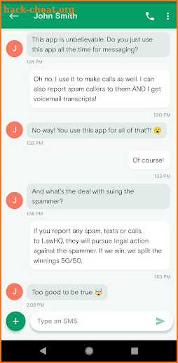 CallerHQ Block & Sue Spammers screenshot