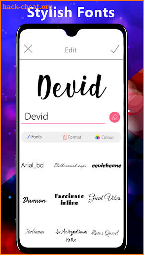 Calligraphy Font App screenshot