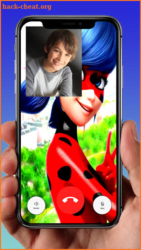 Calling Lady bug Fake Call video& Chat screenshot