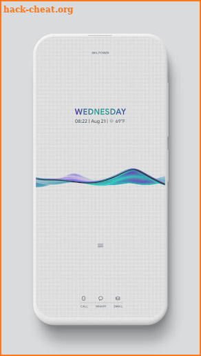 CALMWAVE Animated theme for KLWP screenshot