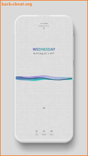 CALMWAVE Animated theme for KLWP screenshot