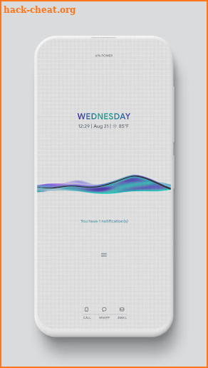 CALMWAVE Animated theme for KLWP screenshot