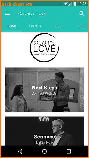 Calvary's Love Church screenshot