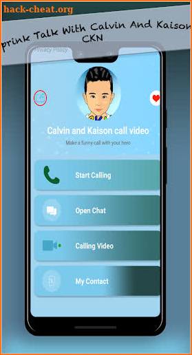 Calvin Kaison call video CKN screenshot