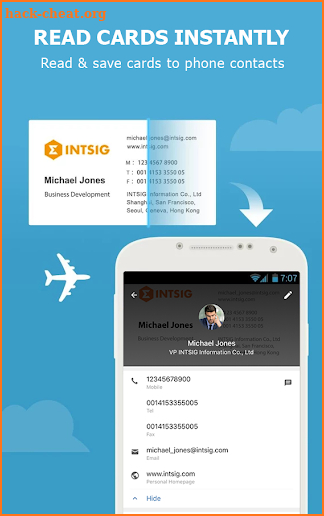 CamCard Free - Business Card R screenshot