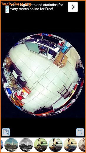 Camera Fisheye  - photo editor fisheye effect screenshot