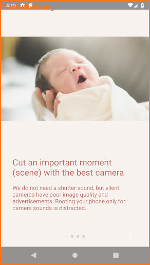 Camera Mute for taking baby's photos (Trial ver.) screenshot