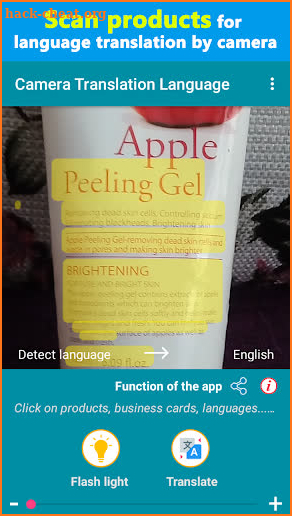 Camera Translator - Live Translation App screenshot