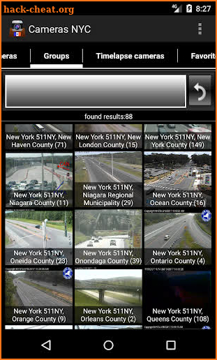 Cameras New York State and NYC screenshot