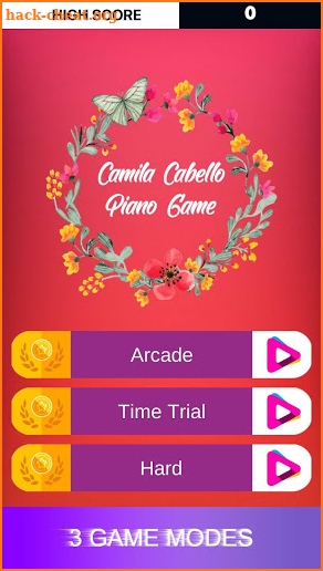 Camila Cabello Piano Game screenshot