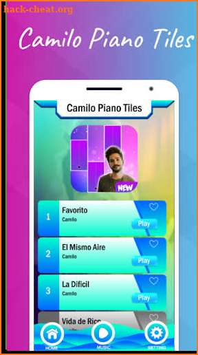 Camilo Favorito - Piano Magic Tiles screenshot