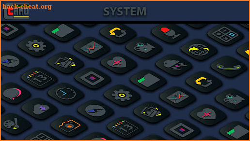 Camo Dark Icon Pack screenshot