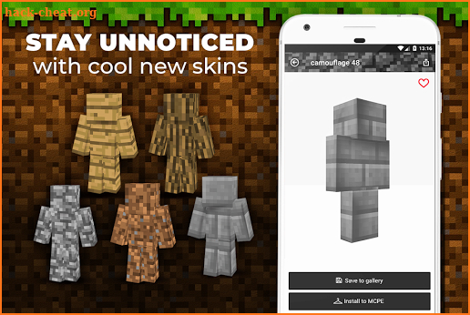 Camouflage Skins for MCPE screenshot