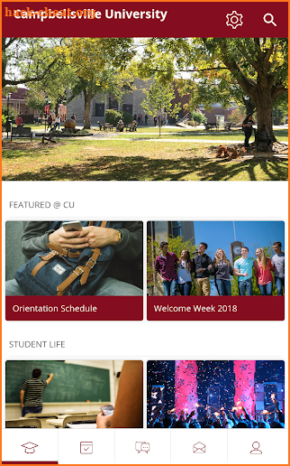 Campbellsville University screenshot