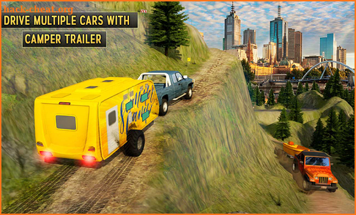 Camper Van Driving Truck 2018-Virtual Family Games screenshot