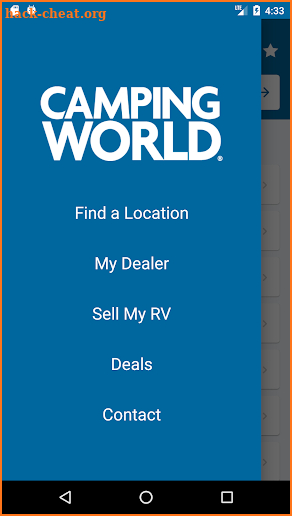 Camping World App screenshot