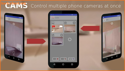 CAMS: At once remote cameras control screenshot