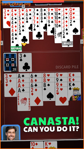 Canasta Turbo Jogatina: Card Game For Free screenshot