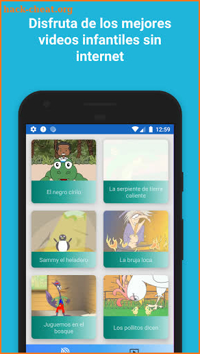 Canciones y videos infantiles sin internet. screenshot