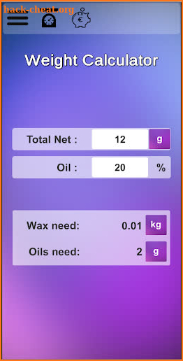 Candle Calculator screenshot