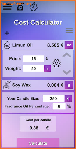 Candle Tools screenshot