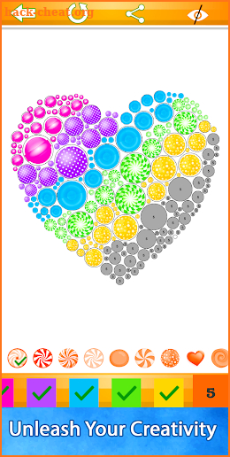 Candy Art: Color by Number, Sweet Coloring Book screenshot