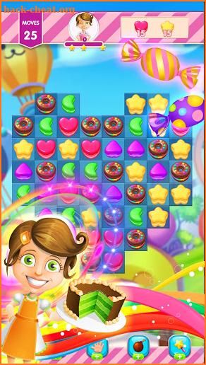 Candy Cakes - match 3 game with sweet cupcakes screenshot