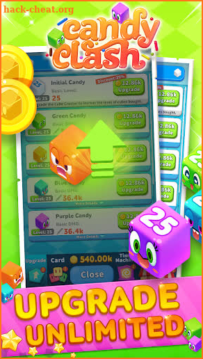 Candy Clash - Funny Merge, Idle, TD screenshot