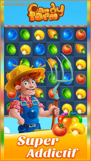 Candy Farm Saga Crush Puzzle Game screenshot