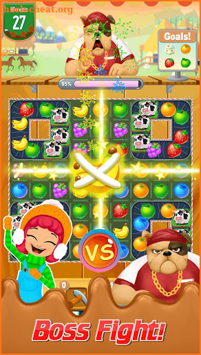 Candy Fruit Land - Fruit Crush Mania - Jam Match 3 screenshot