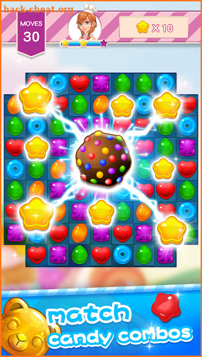 Candy Girl Saga - Free Crush 3 Game screenshot