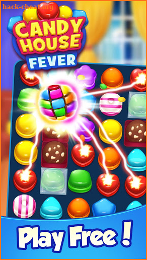 Candy House Fever - 2020 free match game screenshot