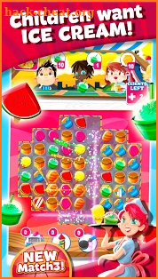 Candy Ice Cream Jam Match 3 screenshot