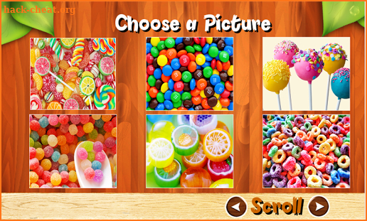 Candy Jigsaw Puzzles Brain Games for Kids Free screenshot