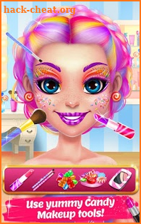 Candy Makeup Beauty Game - Sweet Salon Makeover screenshot