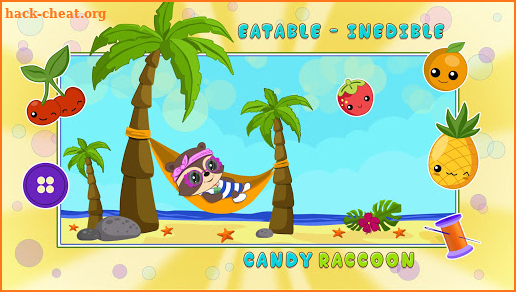 Candy Raccoon: Balloon Games screenshot