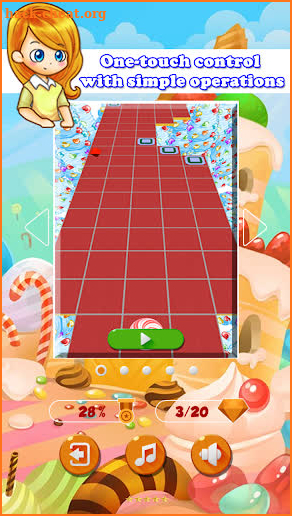 Candy Sky: Rolling 3D screenshot