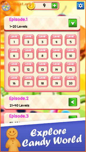 Candy World Blast - Cooking Cake Saga screenshot