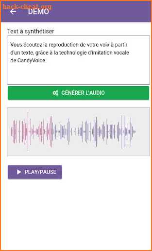 CandyVoice App screenshot