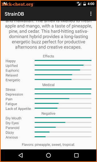 Cannabis Strains DB (Offline) screenshot