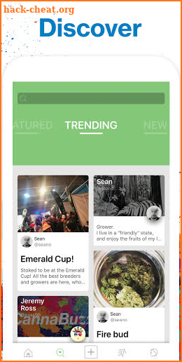 CannaBuzz - 420 Social & Photo App screenshot