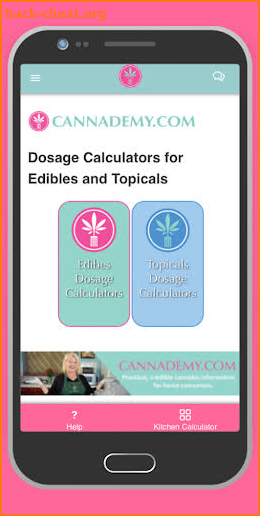 Cannademy Cannabis Dosage Calculator screenshot